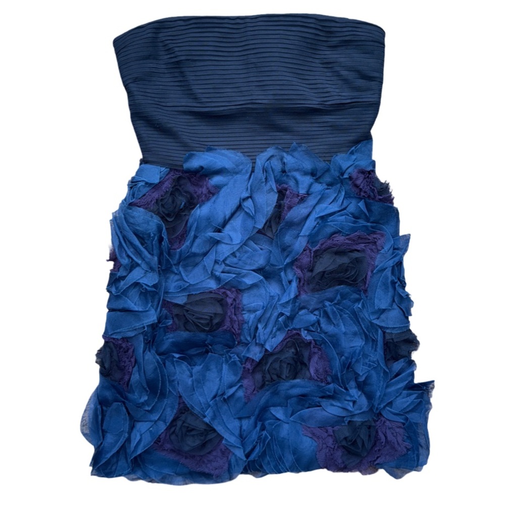 NWT - Navy Tulle BCBGMaxAzria Cocktail Dress - Size 6